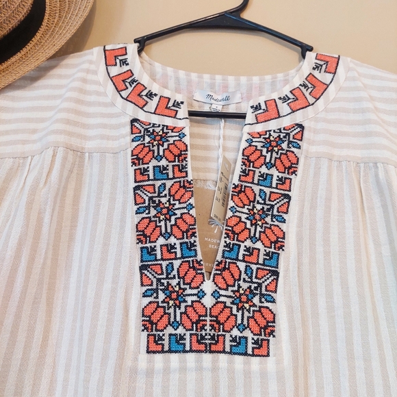 ✨ Madewell Embroidered Boho Tunic | Luxe Beach Cover-Up ✨ - Picture 4 of 9